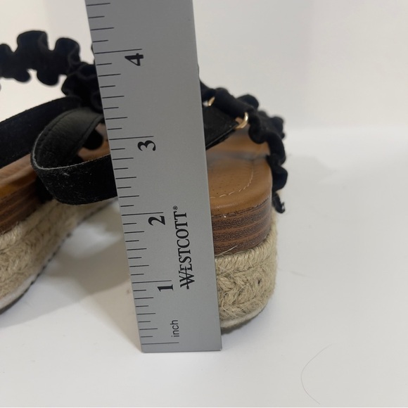 Pierre Dumas Women's Magic-9 Platform Black Espadrille Sandals 5.5 - Picture 6 of 14